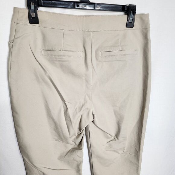 Fabulously Slimming By Chico's Women's Pants Cropped Sz 0 Small 4 Beige Trouser - Picture 6 of 11